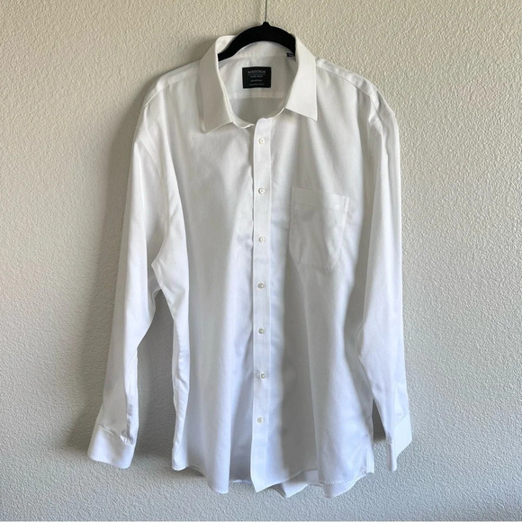 Nordstrom Men’s Shop White Button Down Shirt - Picture 1 of 11